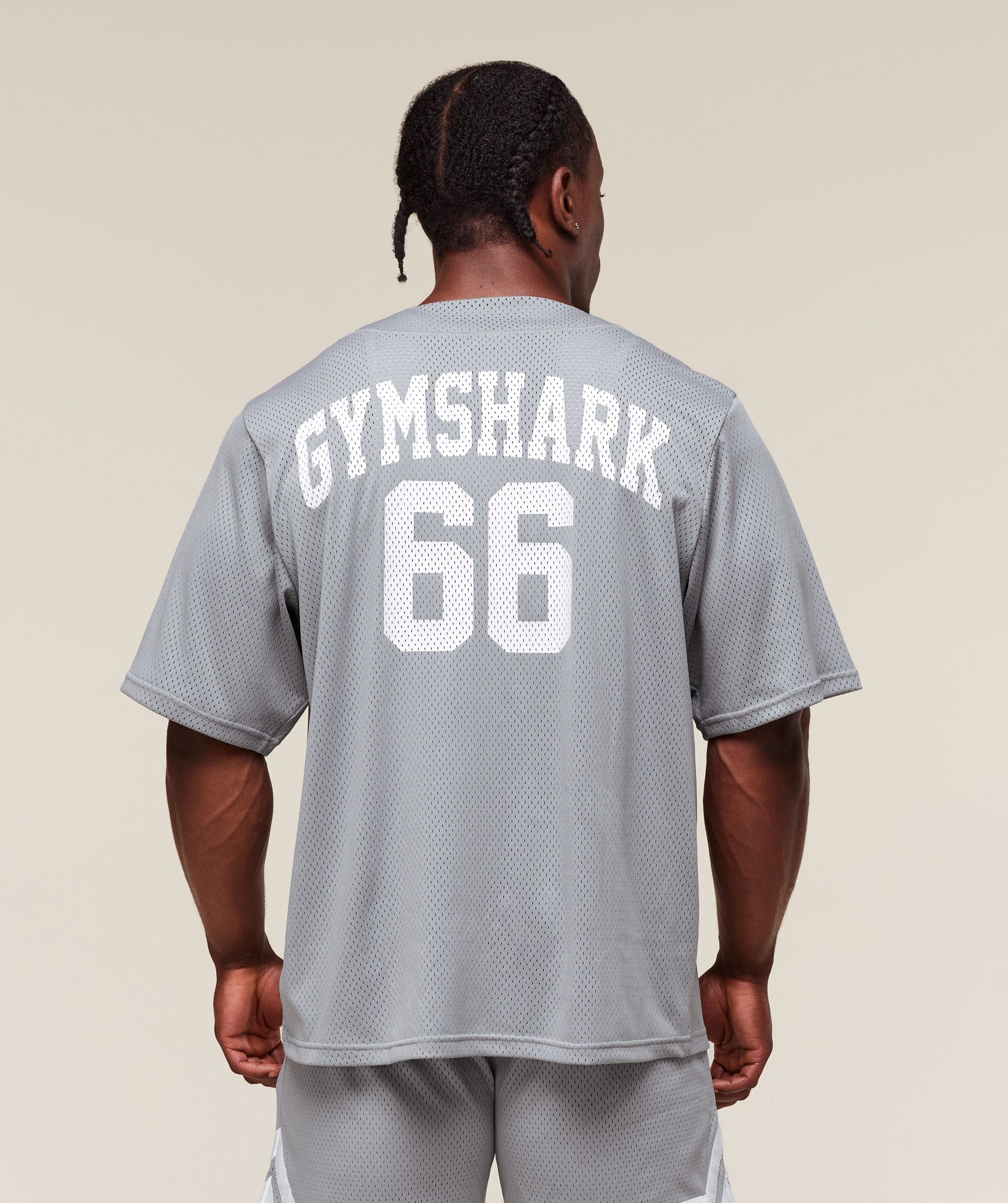 Gymshark Sports Jersey Denim Grey