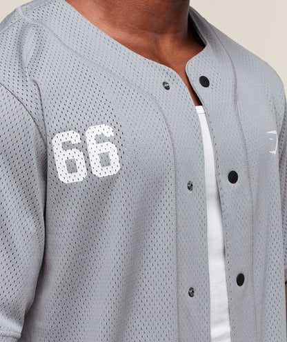 Gymshark Sports Jersey Denim Grey