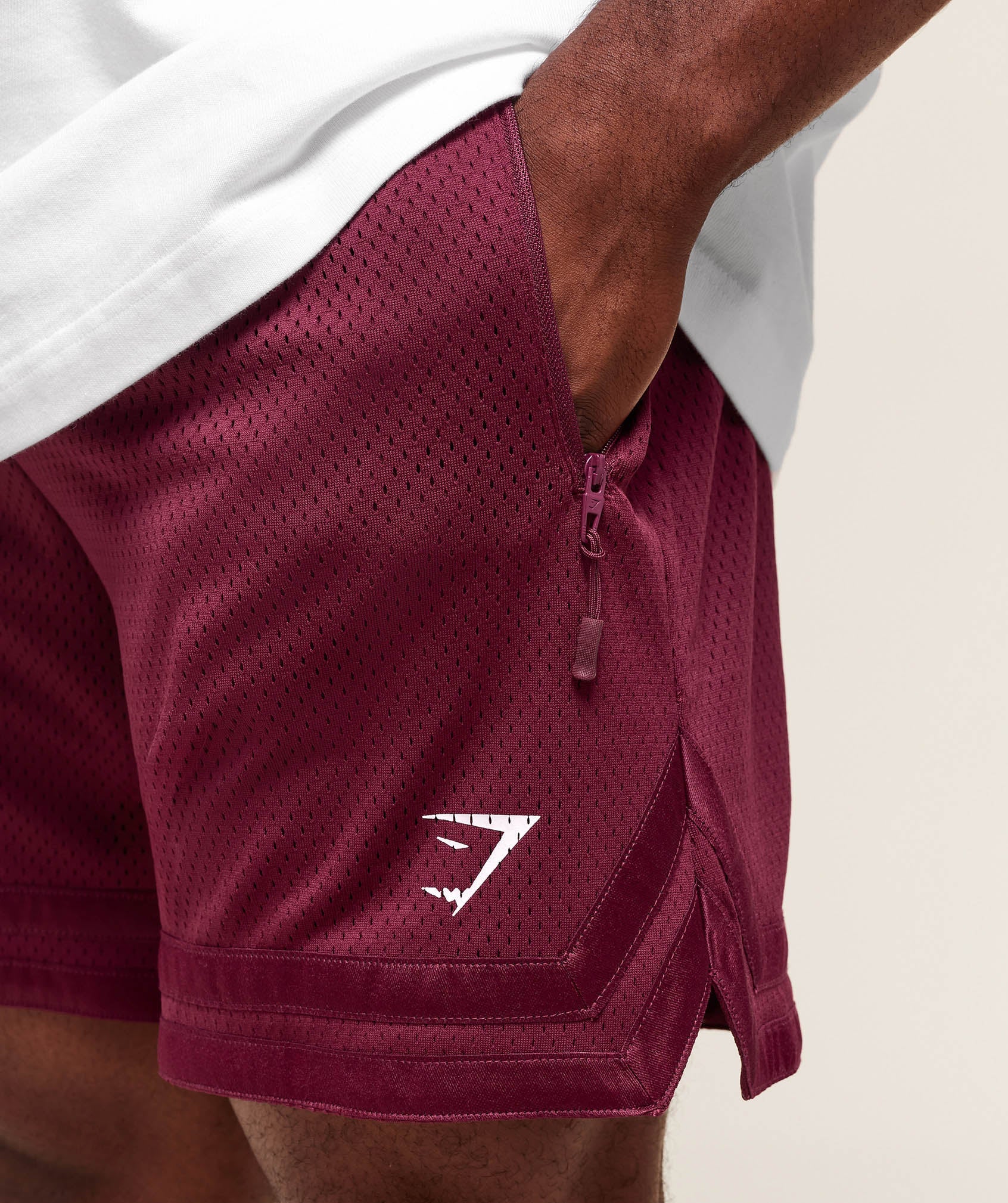 Gymshark Varsity Mesh Shorts Strong Pink