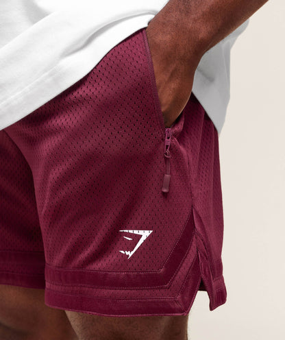 Gymshark Varsity Mesh Shorts Strong Pink