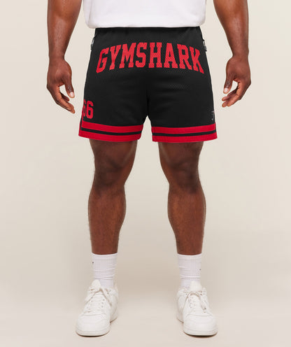 Gymshark Campus Mesh Shorts Black
