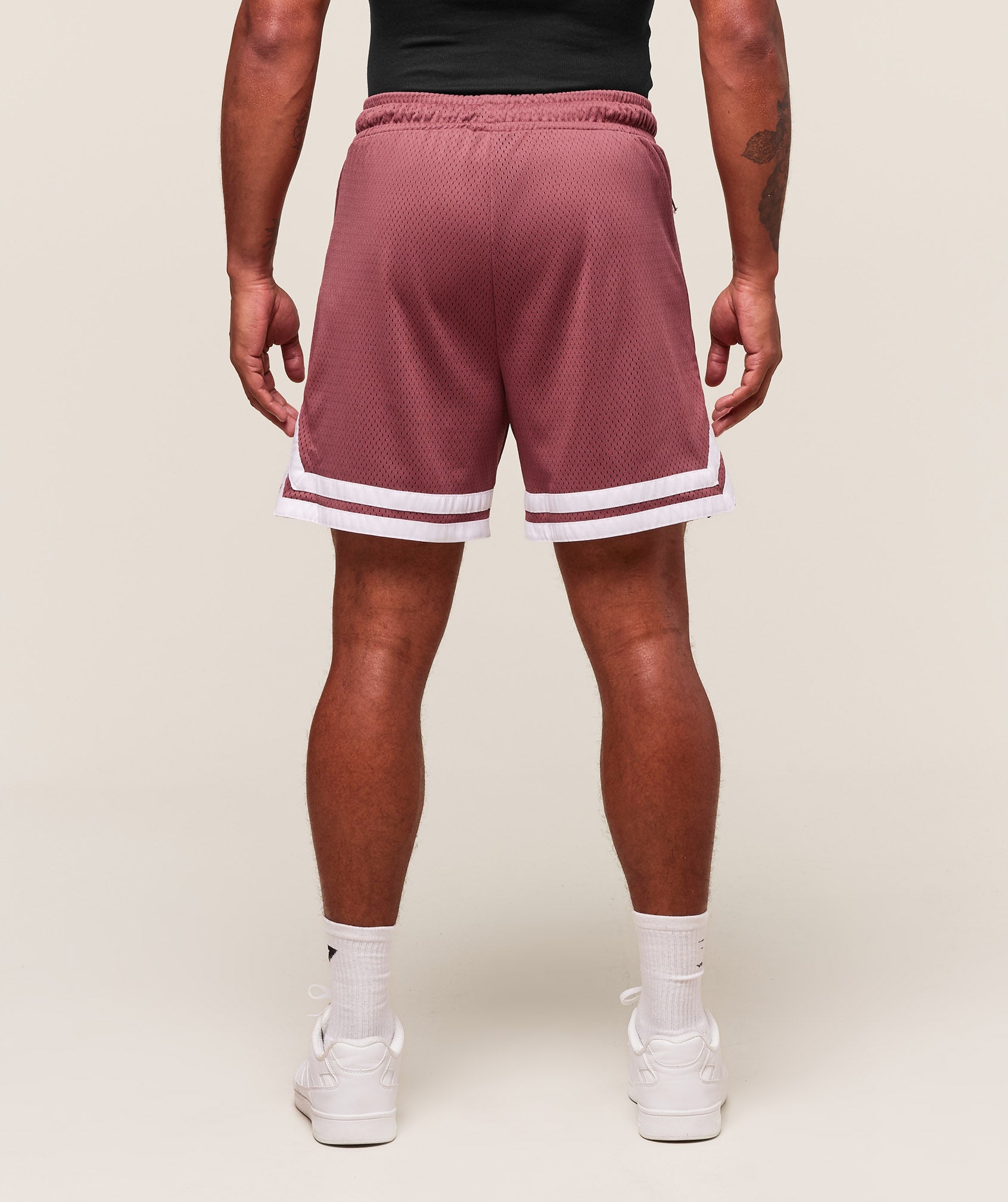 Gymshark Varsity Mesh Shorts Washed Berry Pink