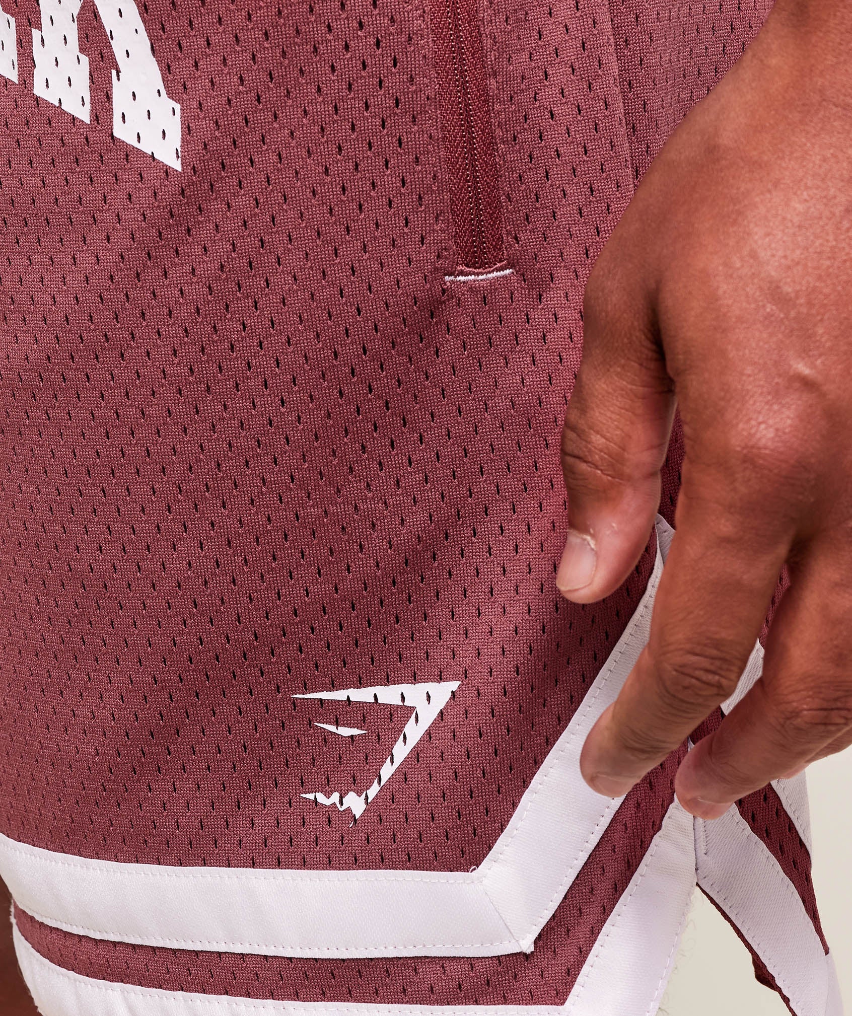 Gymshark Campus Mesh Shorts Washed Berry Pink