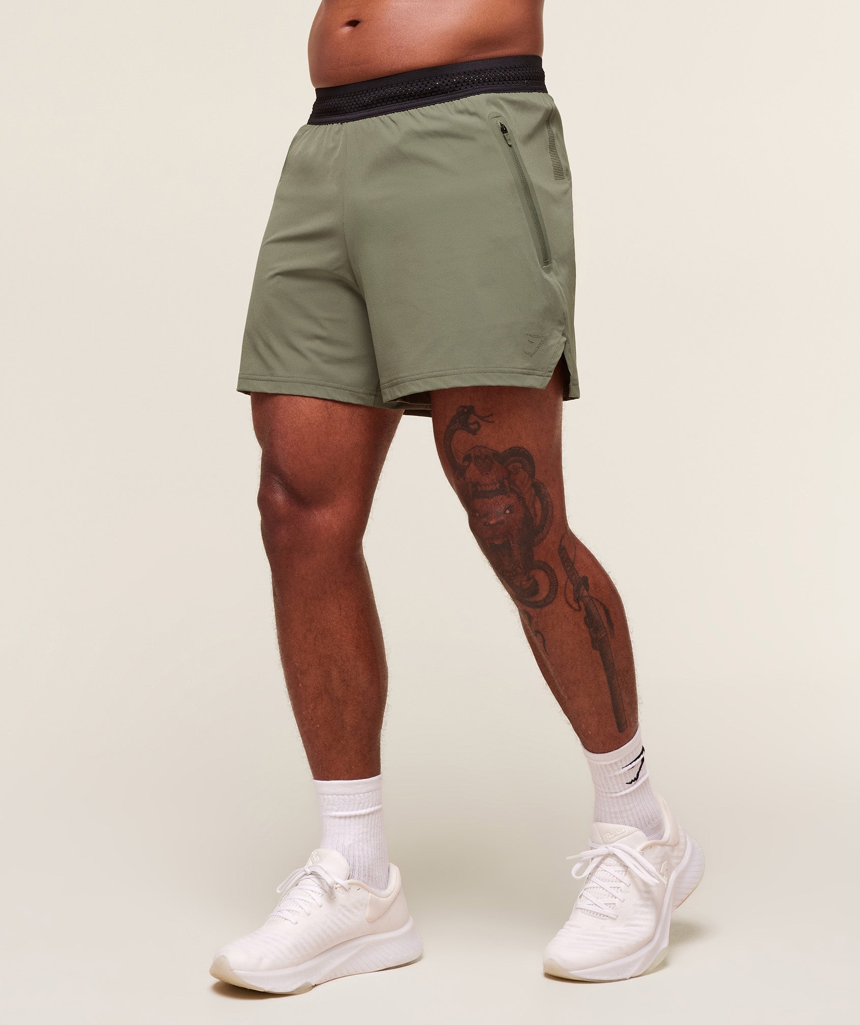 Gymshark Fit Elite 5" Shorts Base Green