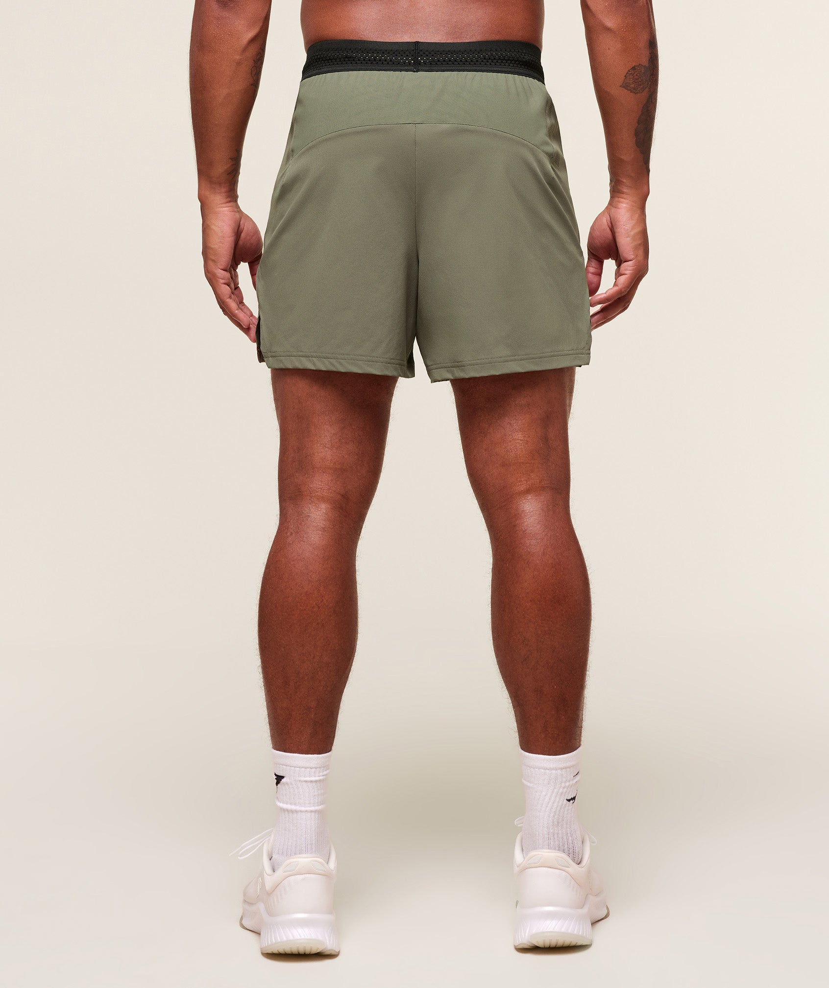 Gymshark Fit Elite 5" Shorts Base Green