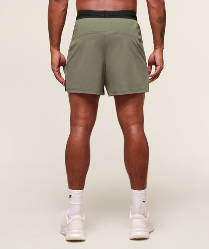 Gymshark Fit Elite 5" Shorts Base Green