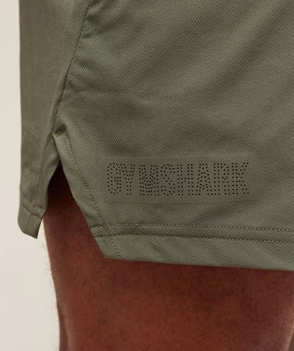 Gymshark Fit Elite 5" Shorts Base Green