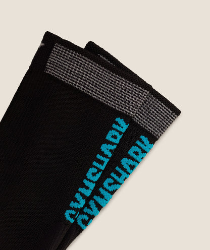 Women's Gymshark Running Elite Crew Sock Single Black