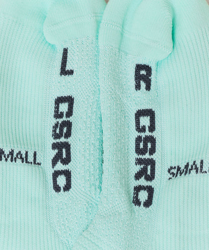 Women's Gymshark Running Elite Crew Sock Single Pop Turquoise