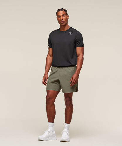 Gymshark Fit Repeat 6" Shorts Base Green