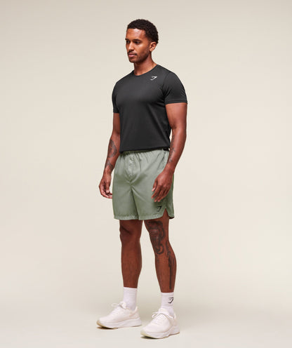 Gymshark Fit Light 7" Shorts Strength Green