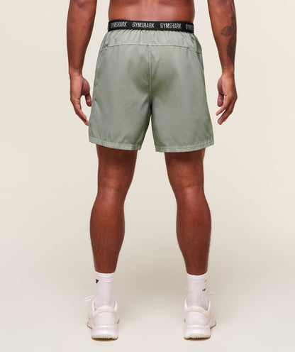 Gymshark Fit Zero 7" Shorts Strength Green