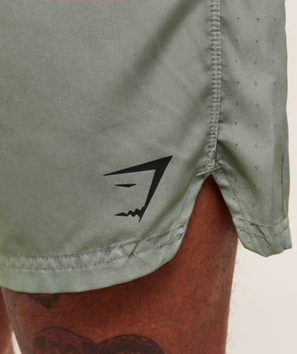 Gymshark Fit Light 7" Shorts Strength Green