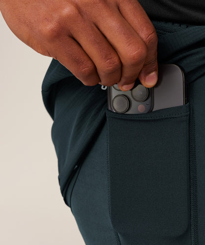 Gymshark Running 4" 2In1 Shorts Deep Petrol Blue