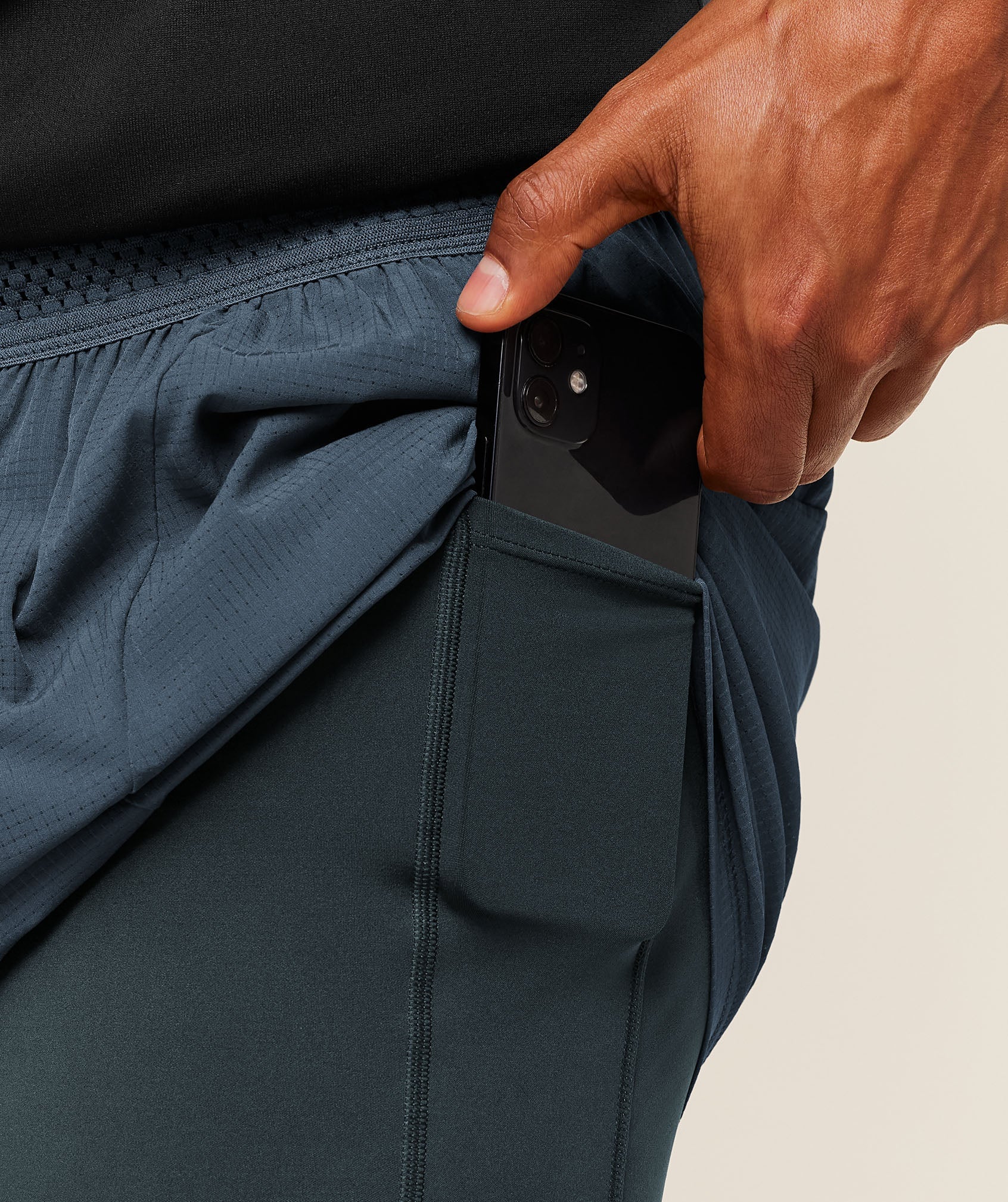 Gymshark Running 4" 2In1 Shorts Gs Stealth Blue