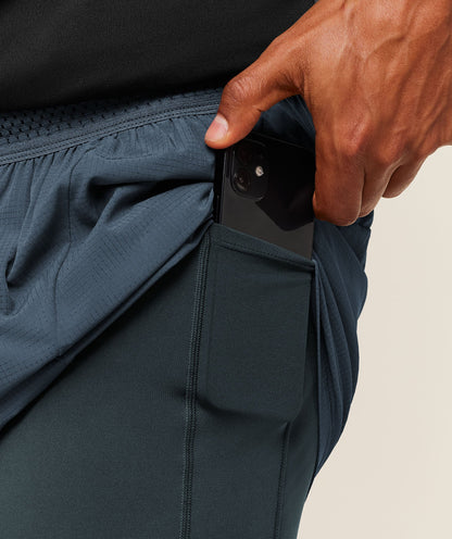 Gymshark Running 4" 2In1 Shorts Gs Stealth Blue