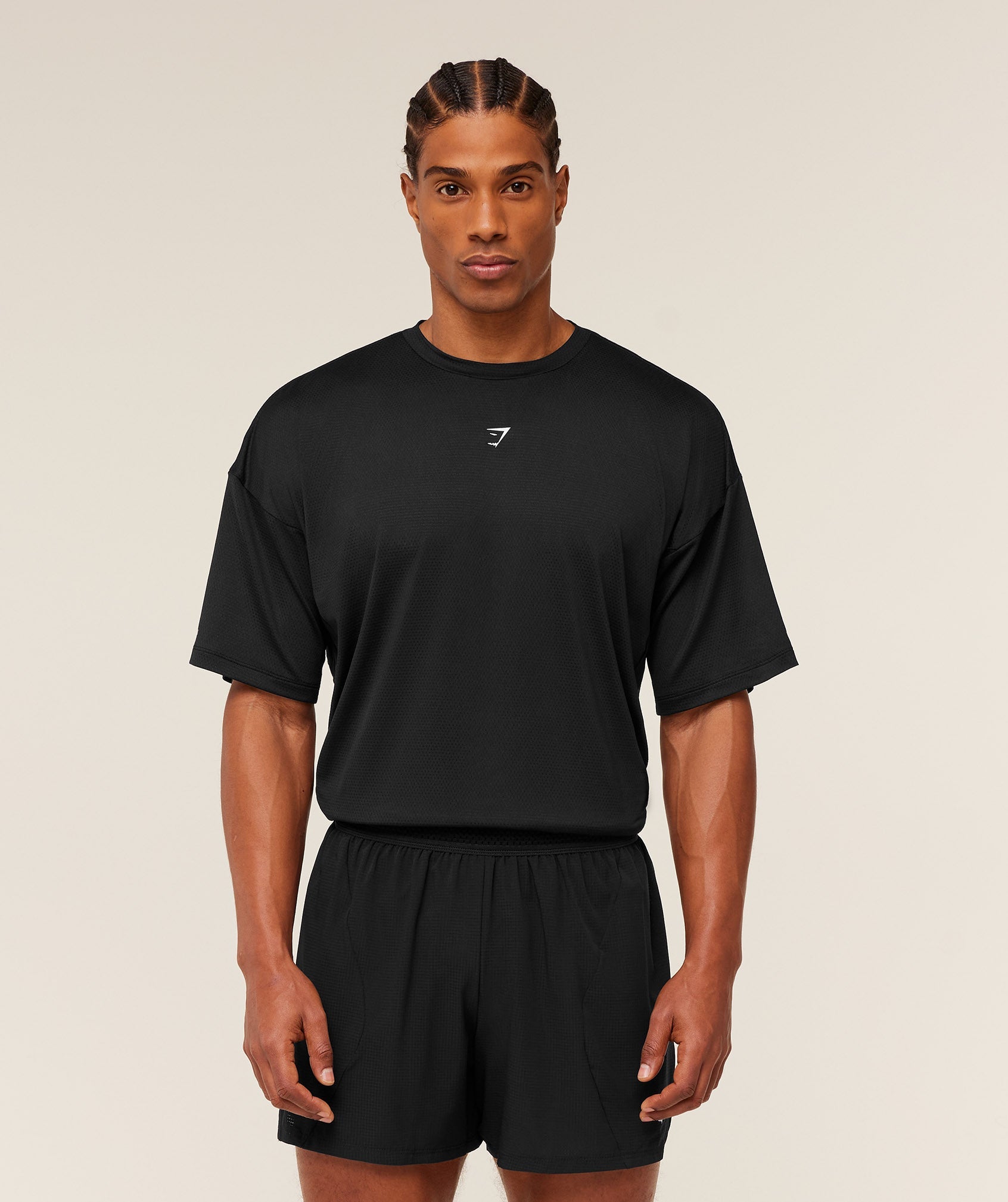 Gymshark Running Graphic T-Shirt Gs Black