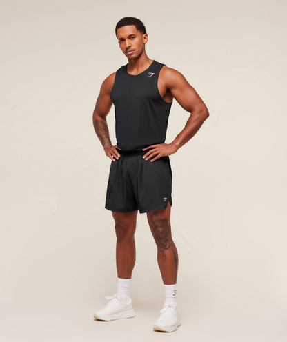Gymshark Running 5" Shorts Black