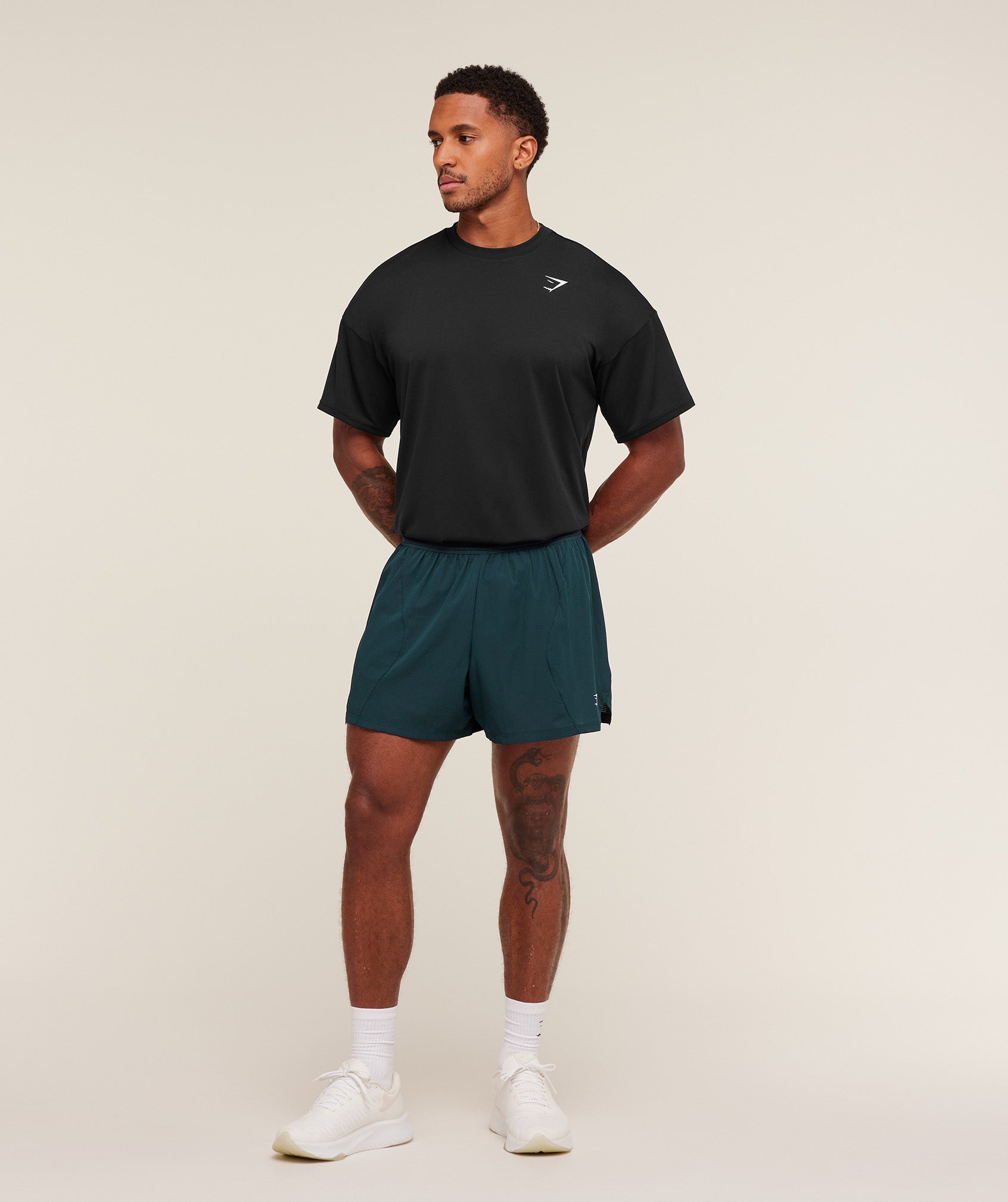Gymshark Running 5" Shorts Deep Petrol Blue