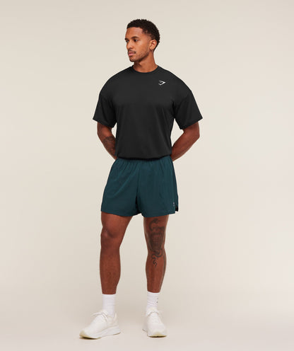 Gymshark Running 5" Shorts Deep Petrol Blue