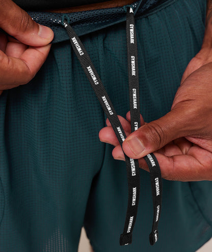 Gymshark Running 5" Shorts Deep Petrol Blue