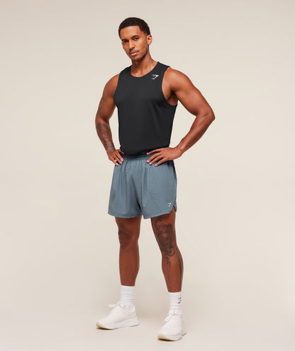 Gymshark Running 5" Shorts Iron Blue