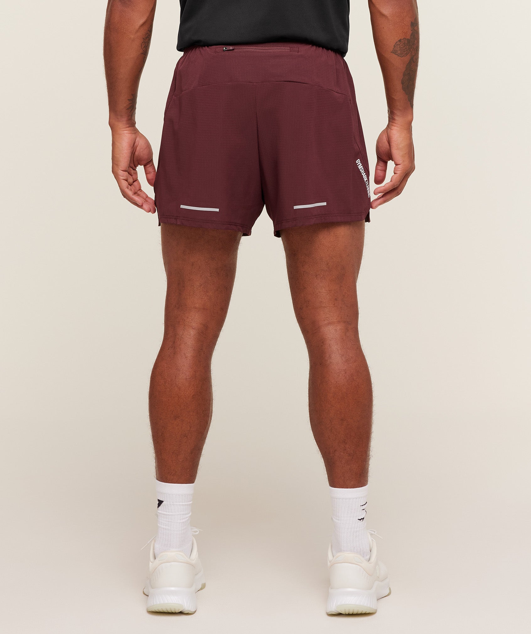 Gymshark Running 5" Shorts Rich Maroon