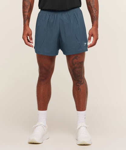 Gymshark Running 5" Shorts Gs Stealth Blue