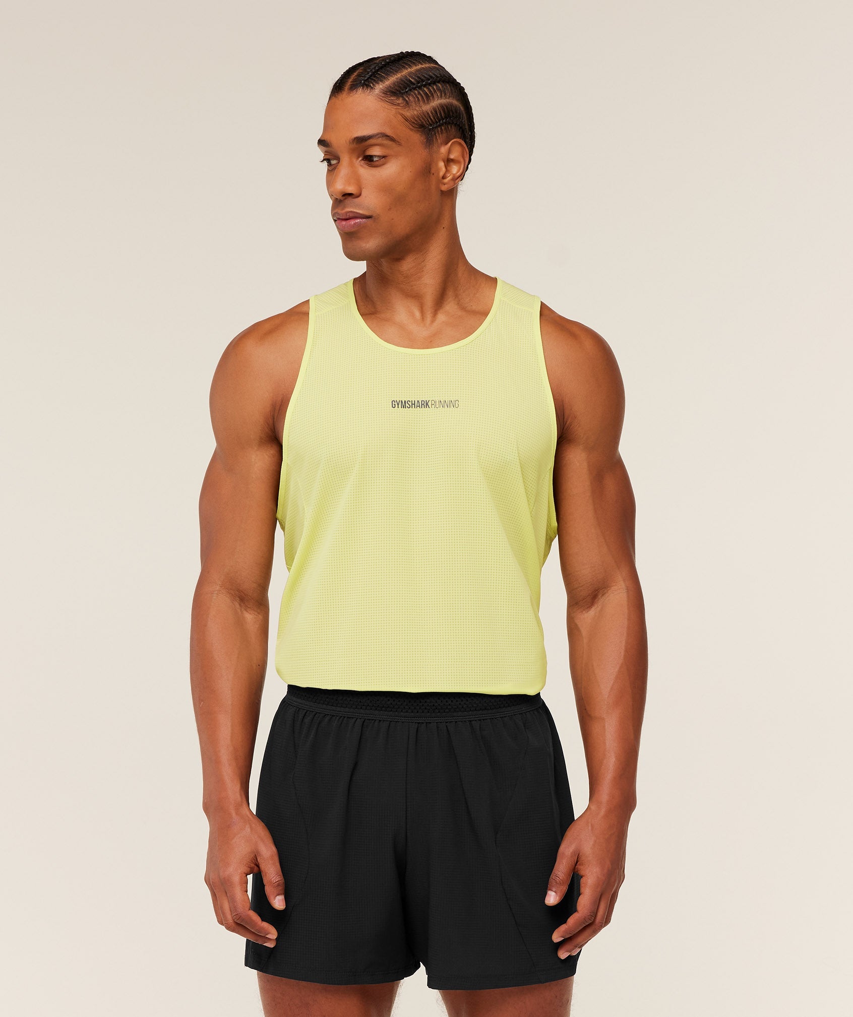 Gymshark Running Tank Sorbet Yellow
