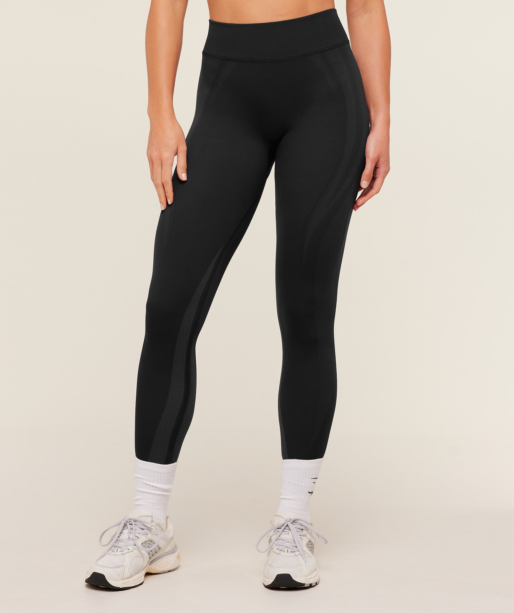 Women's Gymshark Weekend Seamless Leggings Gs Black