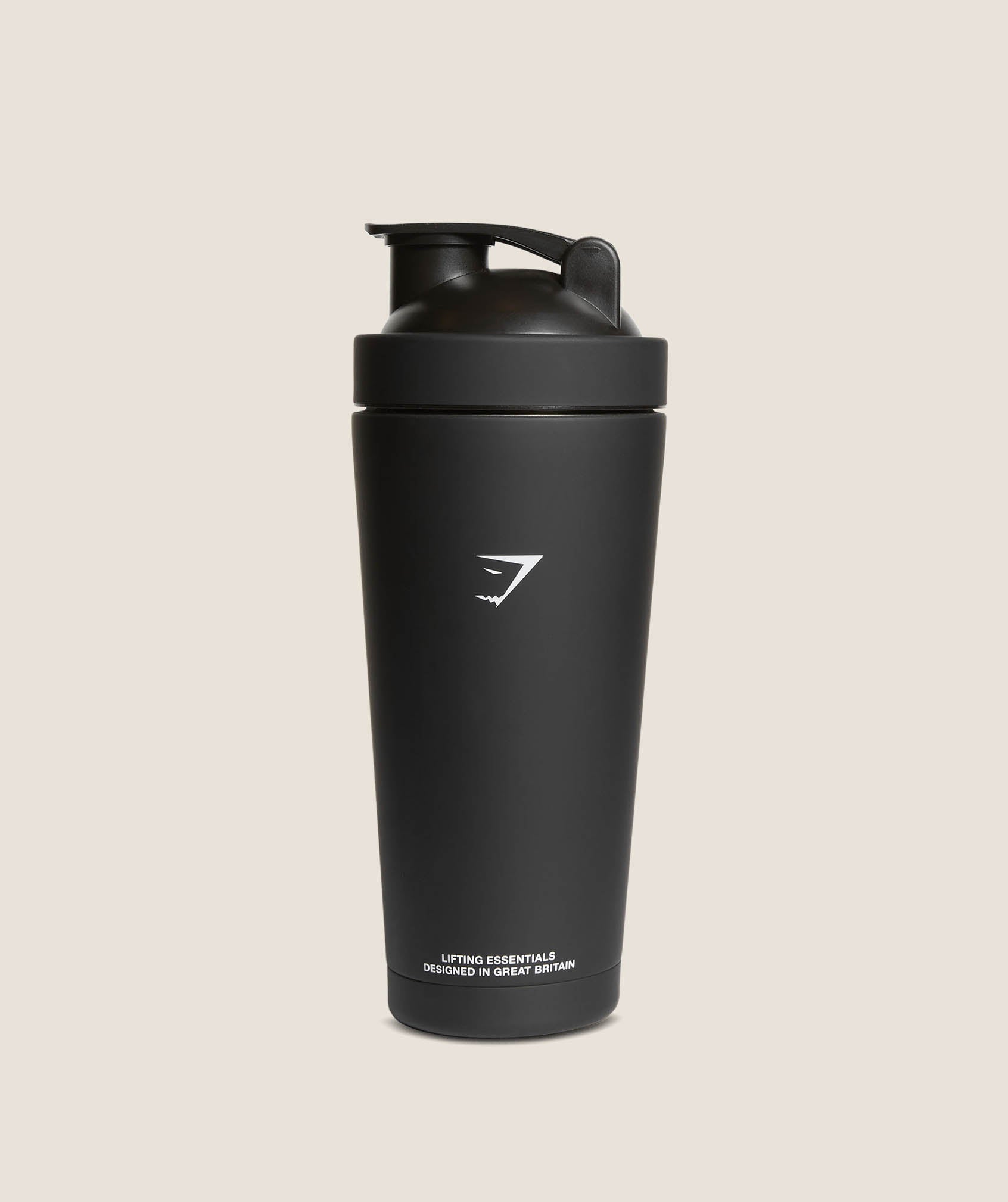 Women's Gymshark Matte Metal Shaker Black
