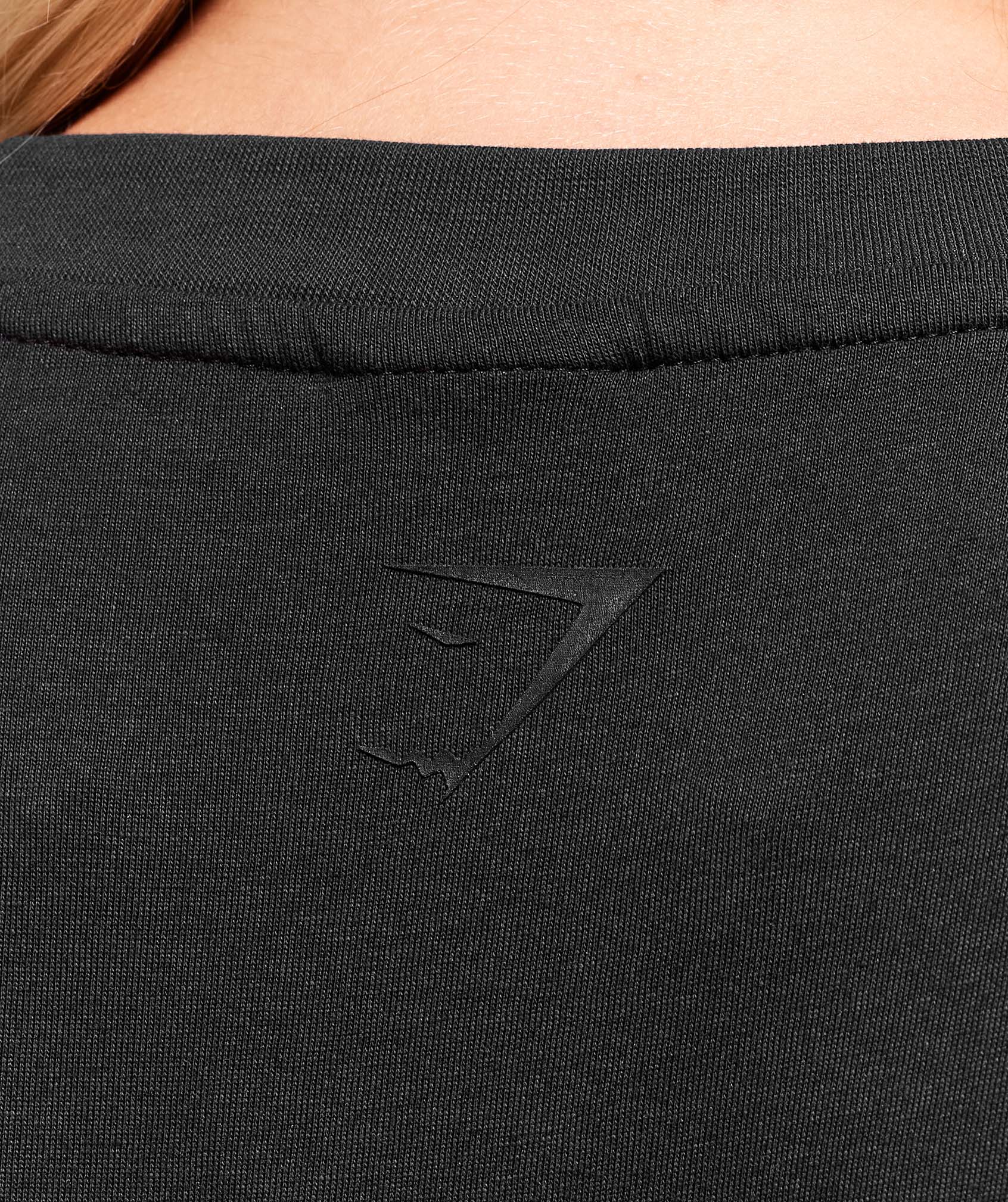 Women's Gymshark Block Oversized T-Shirt Black