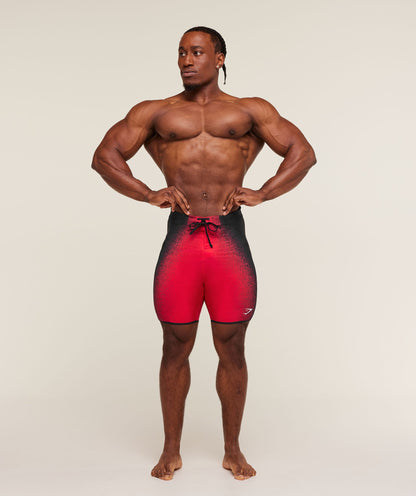 Gymshark Rt Competition Board Short Gs Athletic Red