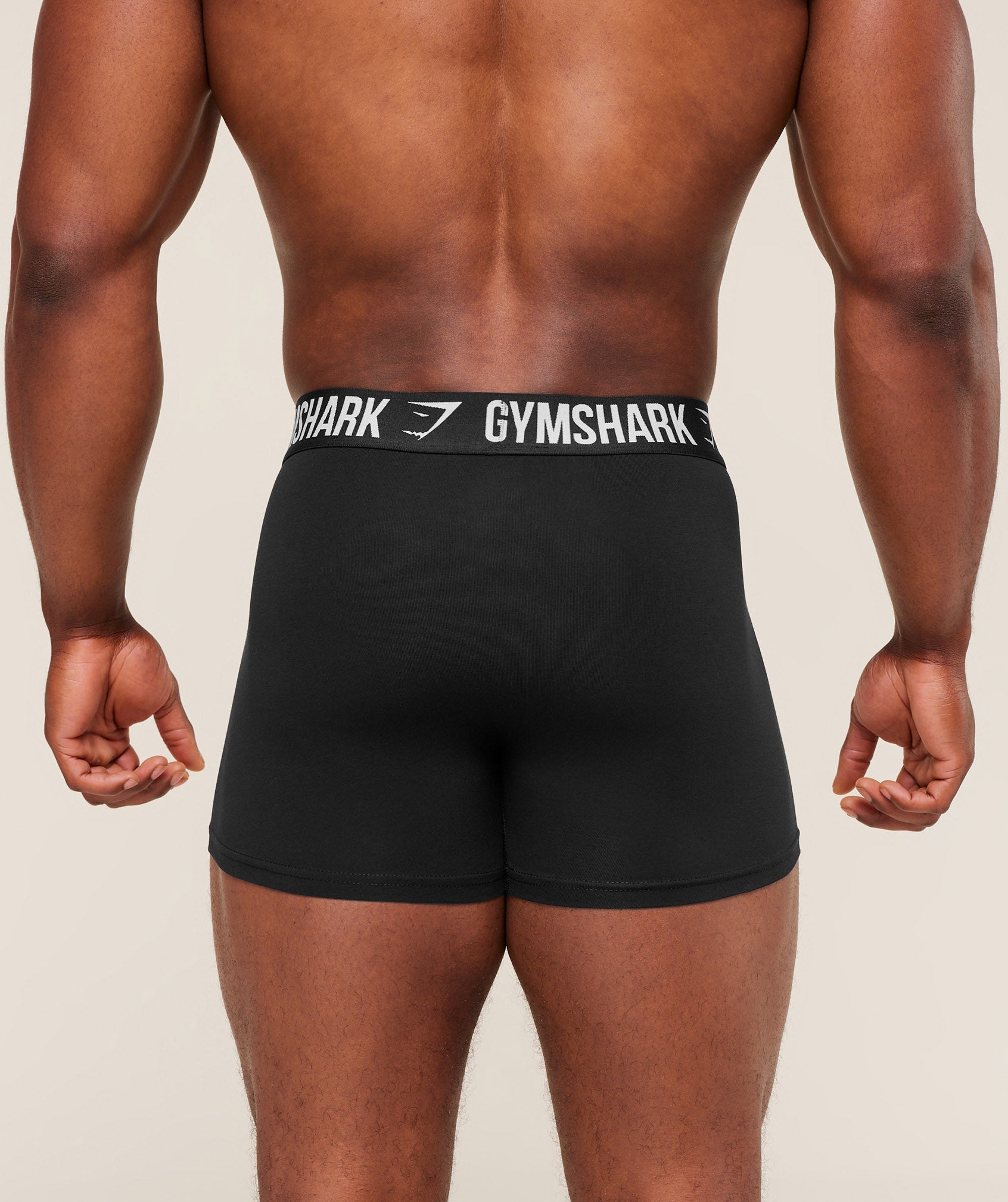 Gymshark Boxer Brief 3Pk Black