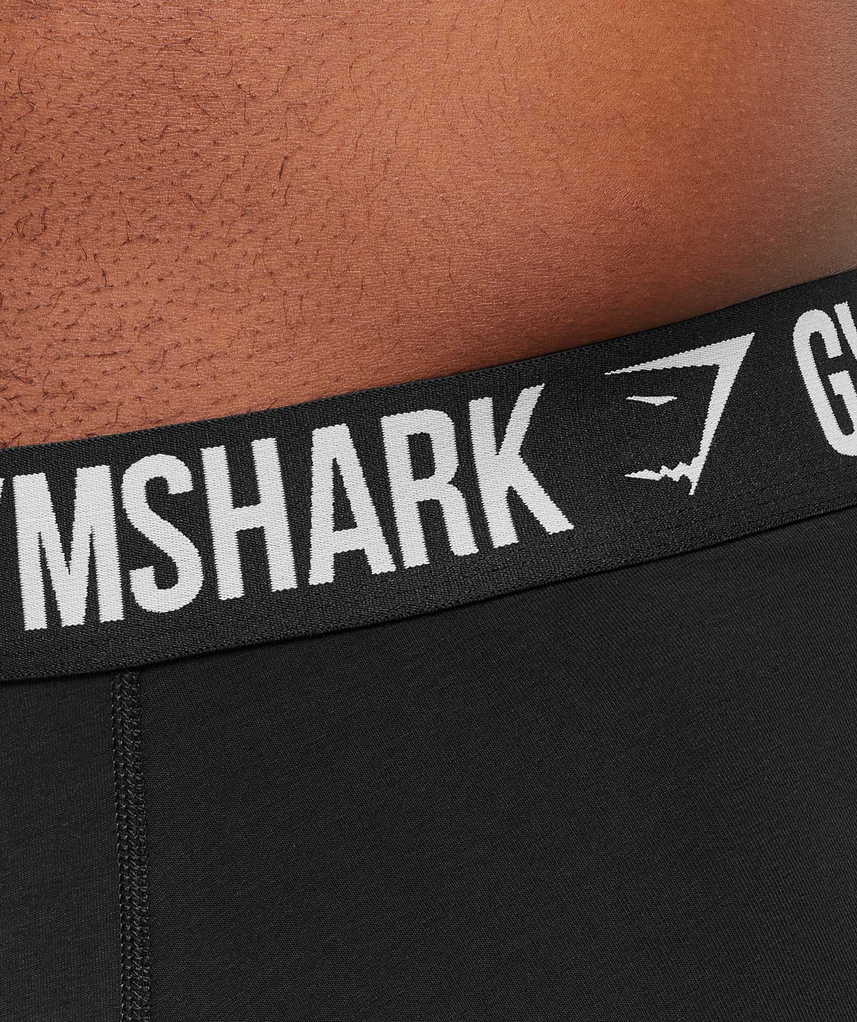 Gymshark Boxer Brief 3Pk Black