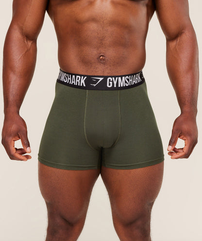 Gymshark Boxer Brief 3Pk Black