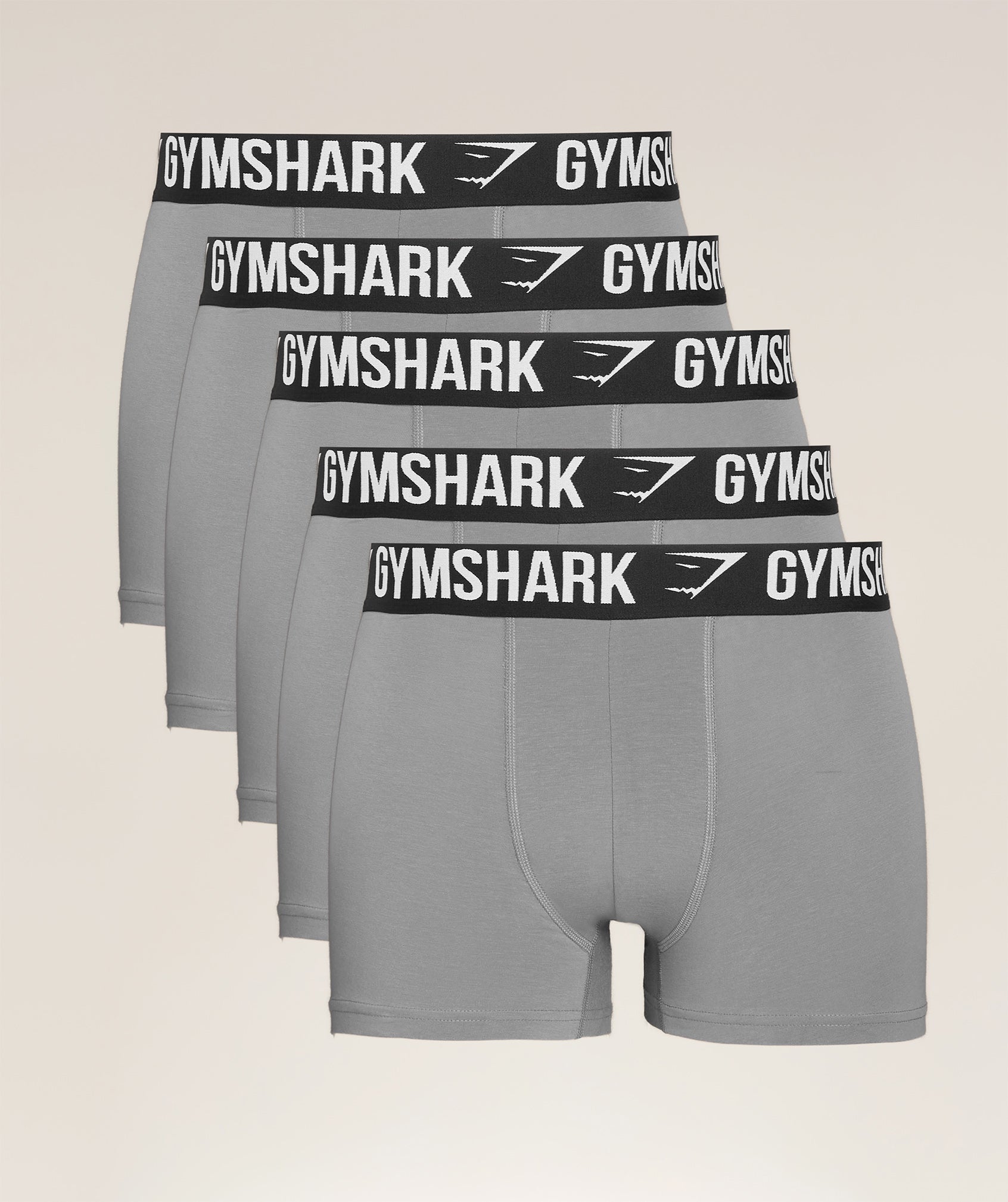 Gymshark Boxer Brief 5Pk Medium Grey