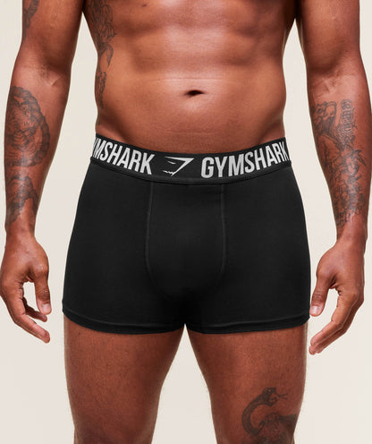Gymshark Boxer Brief 7Pk Black