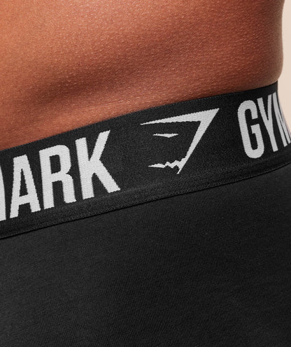 Gymshark Boxer Brief 7Pk Black