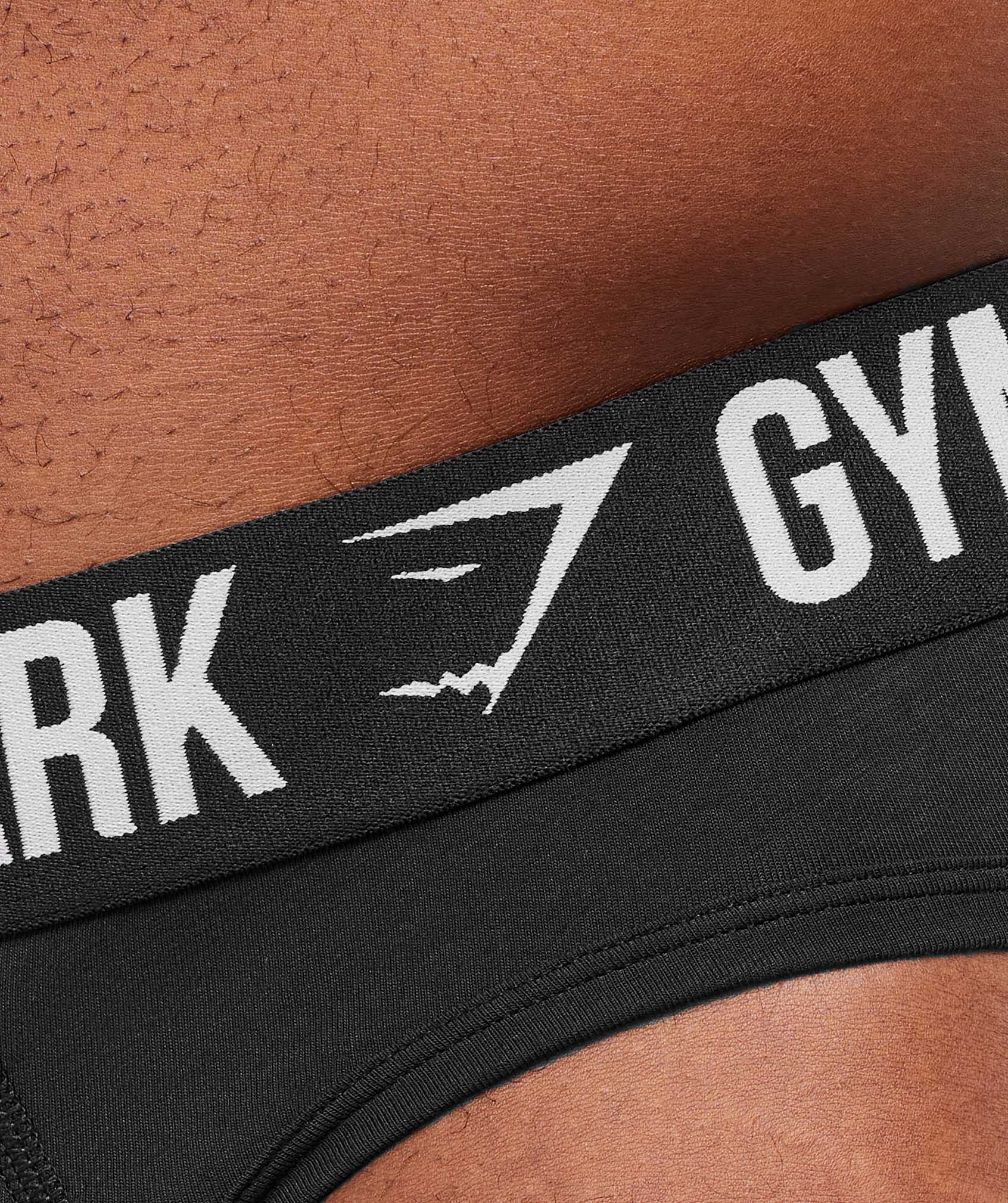 Gymshark Brief 3Pk Black