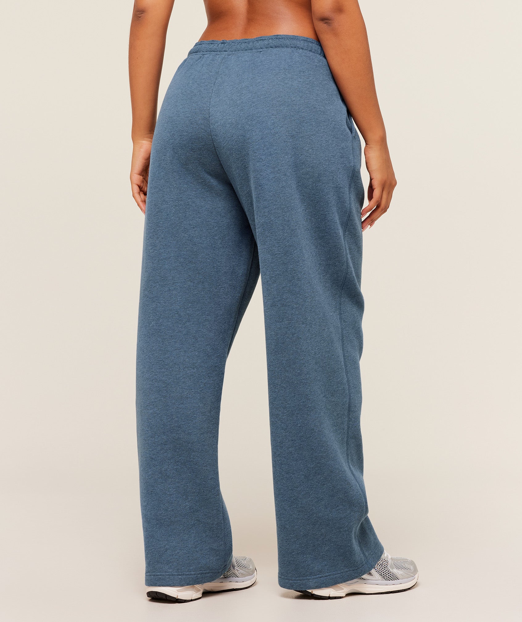 Women's Gymshark Cosy Luxe Straight Leg Regular Joggers Compound Blue Marl