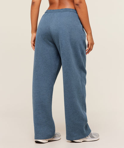 Women's Gymshark Cosy Luxe Straight Leg Regular Joggers Compound Blue Marl