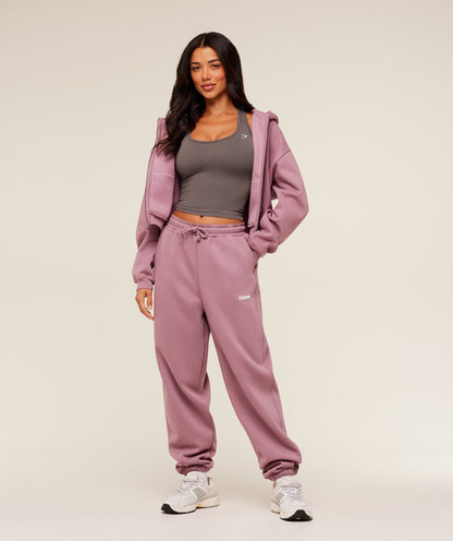 Women's Gymshark Cosy Luxe Cuffed Joggers Calm Pink