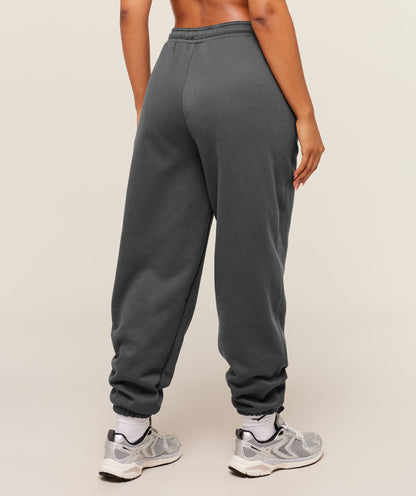 Women's Gymshark Cosy Luxe Cuffed Joggers Onyx Grey