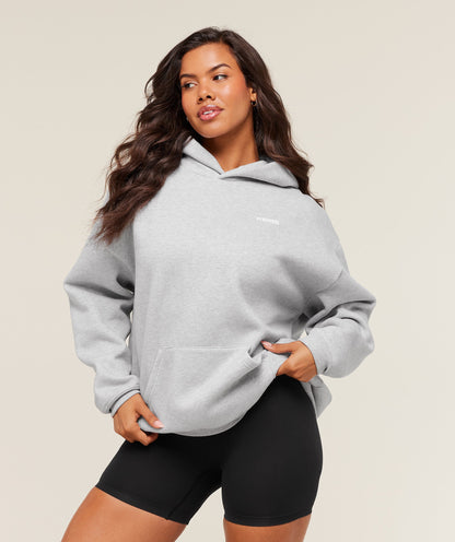 Women's Gymshark Cosy Luxe Hoodie Soft Grey Marl