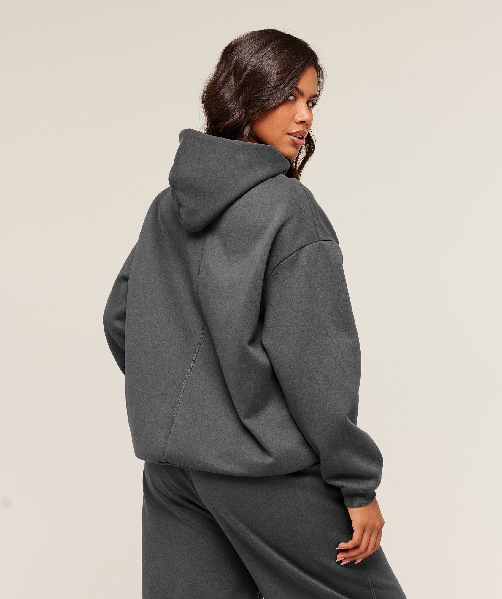 Women's Gymshark Cosy Luxe Hoodie Grey