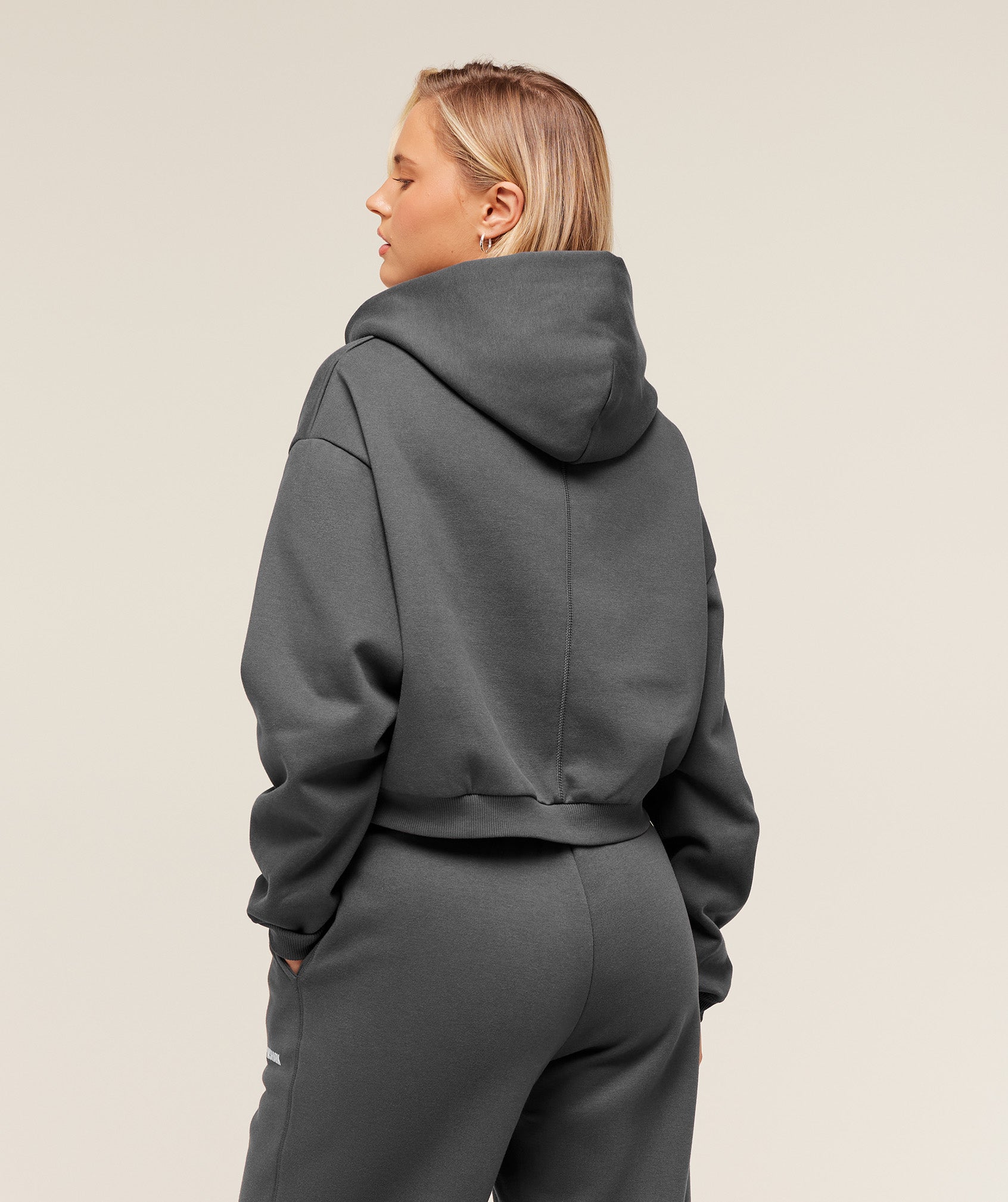 Women's Gymshark Cosy Luxe Zip Through Hoodie  Grey