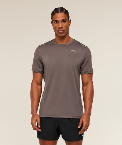 Gymshark Built For More T-Shirt Cool Brown