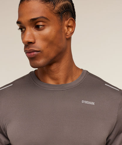 Gymshark Built For More T-Shirt Cool Brown