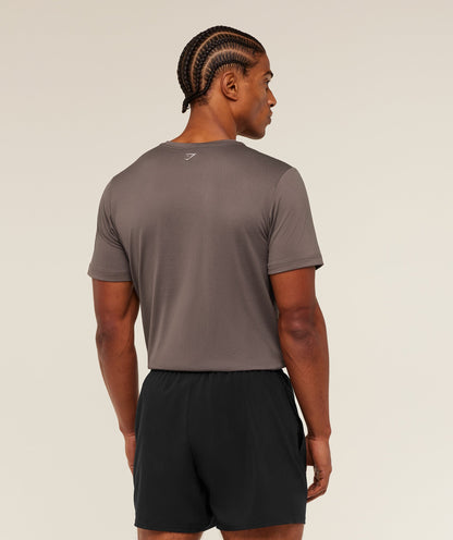 Gymshark Built For More T-Shirt Cool Brown